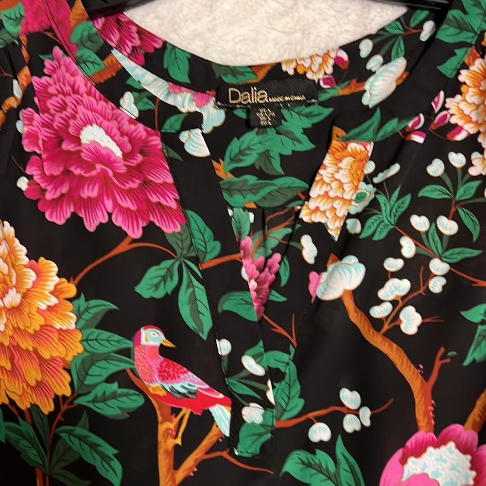 Dalia blouse, size L, floral - Picture 3 of 6